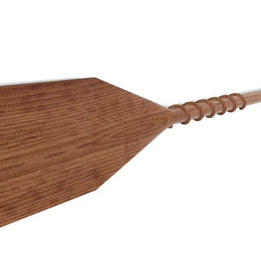 Download OBJ file A real paddle oar rowing boat kayak canoe piragua 3d